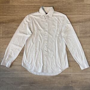 John Varatos Signature Tailored Slim Fit Button Up Size Medium. 21-27-25